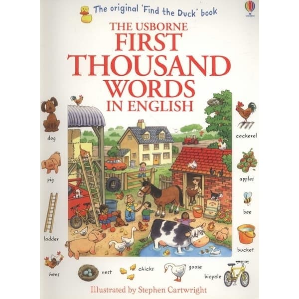 The Usborne First thousand Words in English